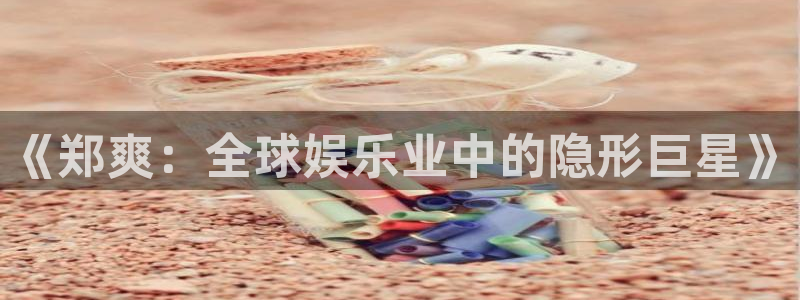 门徒娱乐登陆官网：《郑爽：全球娱乐业中的隐形巨星》
